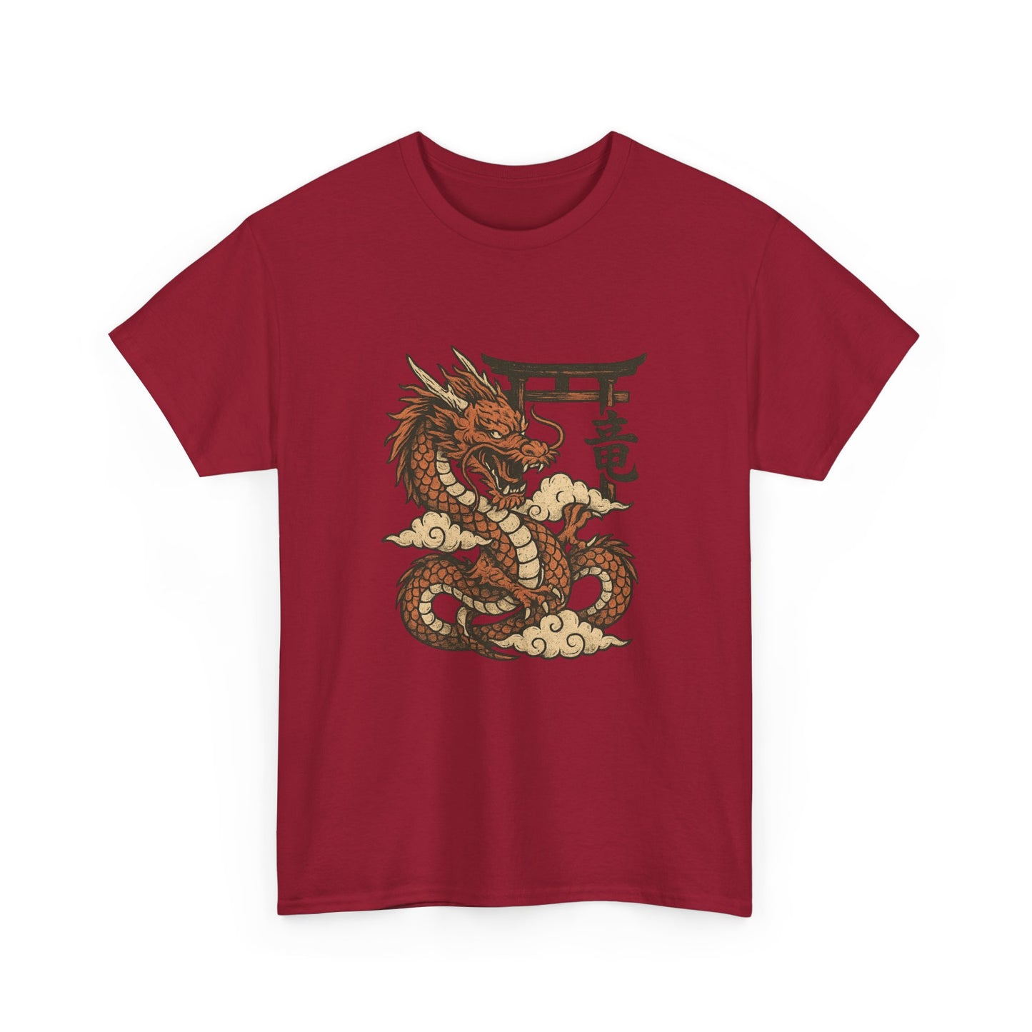 Dragon Print Cotton Tee