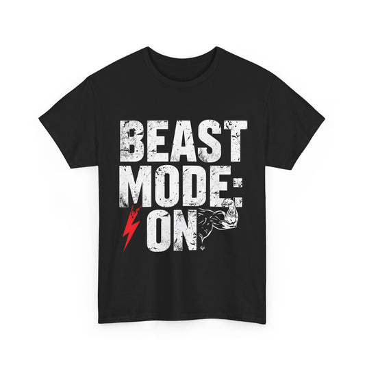 Beast Mode Heavy Cotton Gym T-shirt