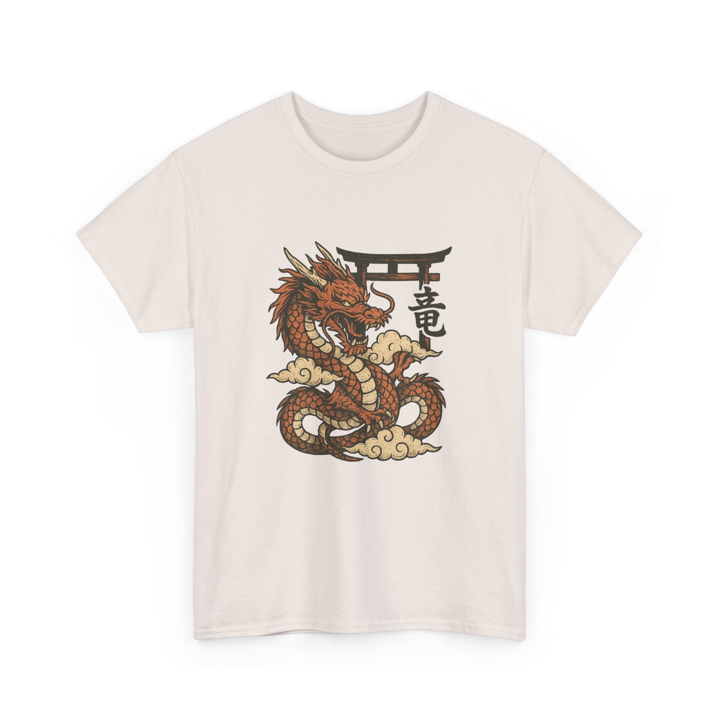 Dragon Print Cotton Tee