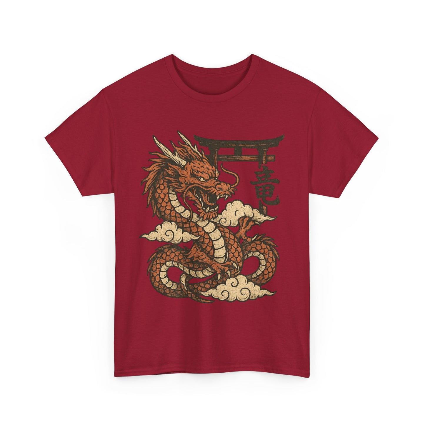 Dragon Print Cotton Tee