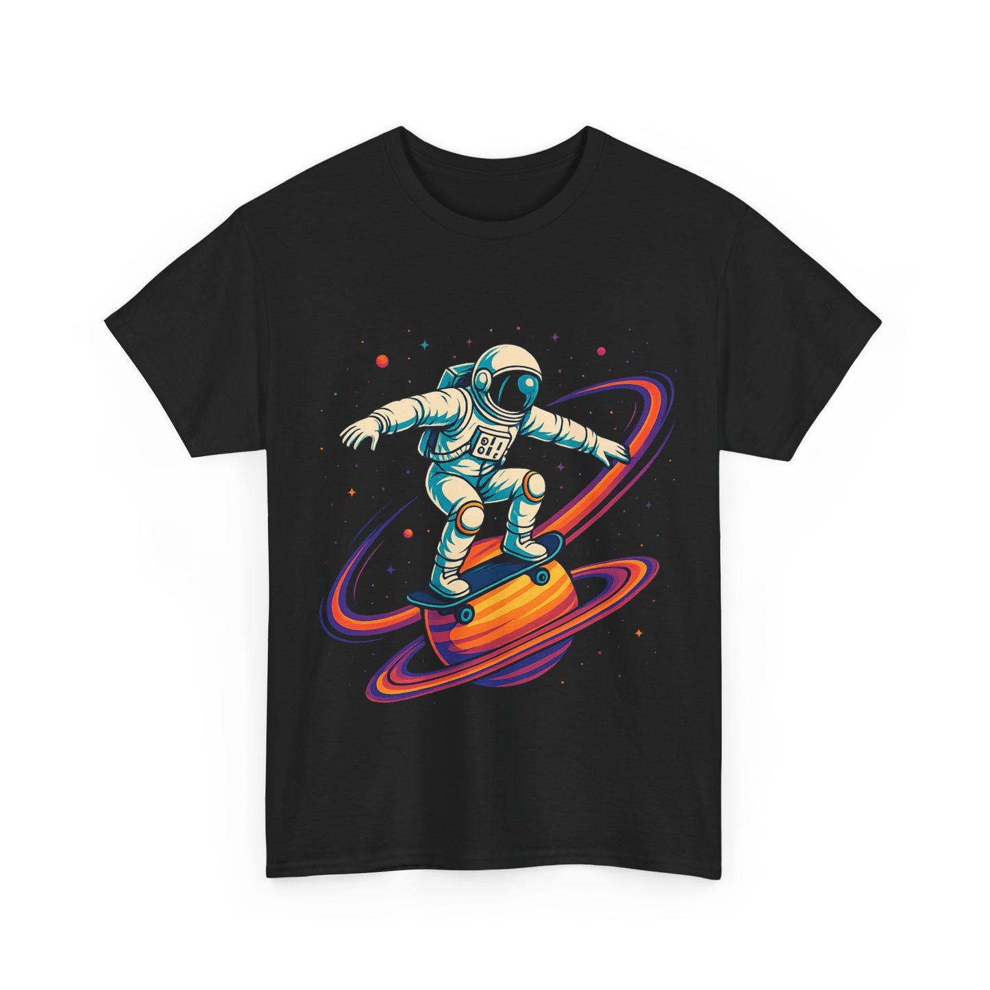 Astronaut Skateboarding ln Space