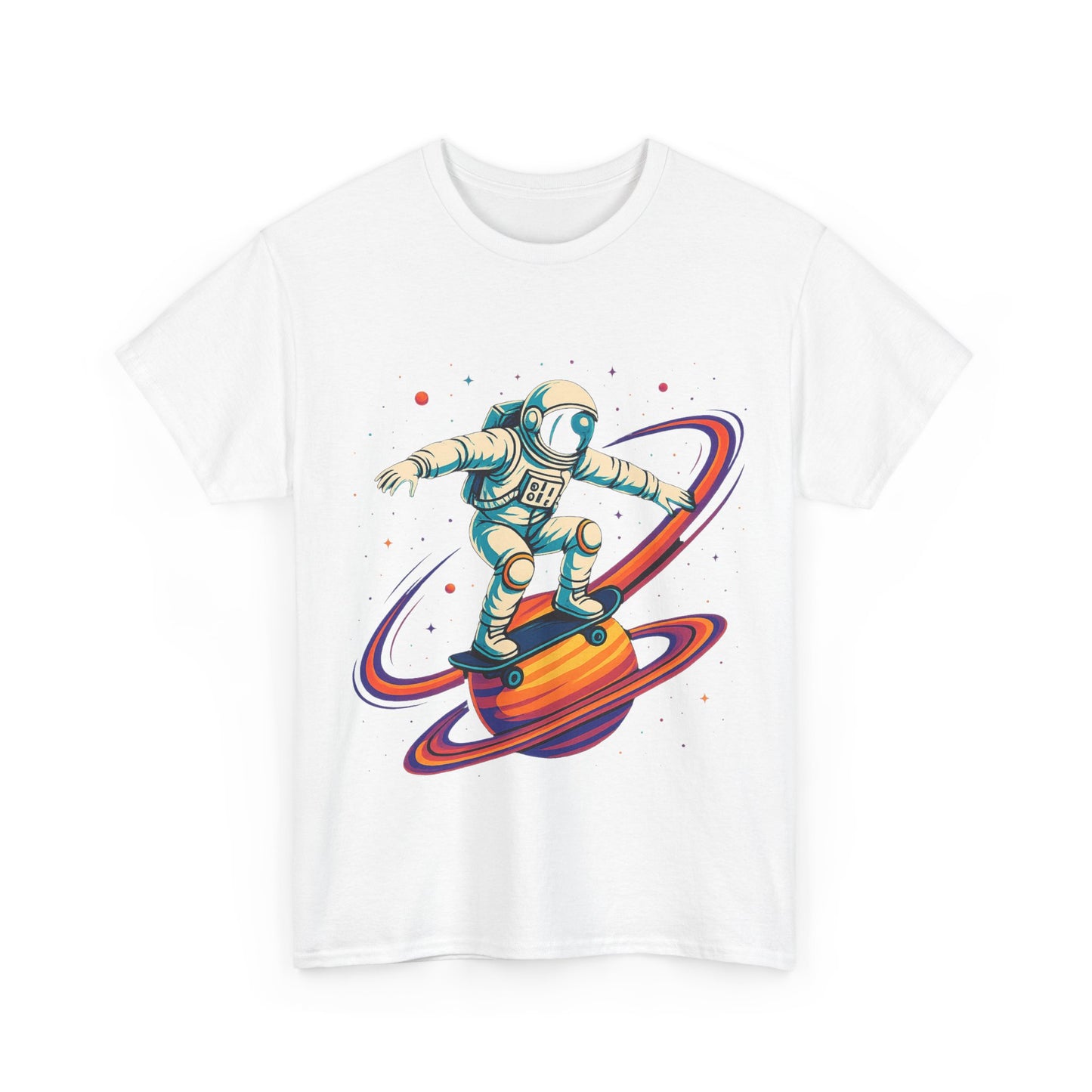 Astronaut Skateboarding ln Space