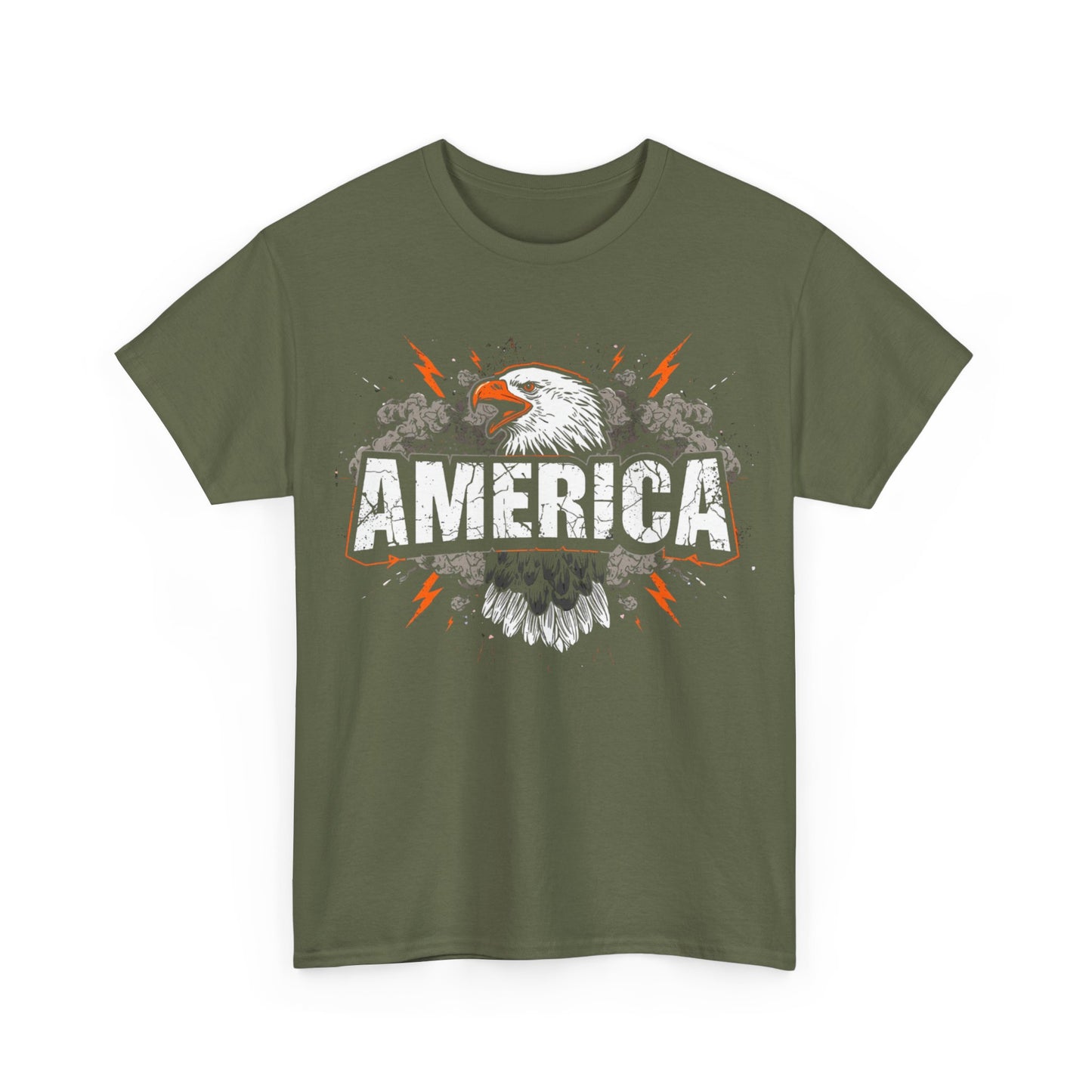 Vibrant Eagle Graphic Tee,
