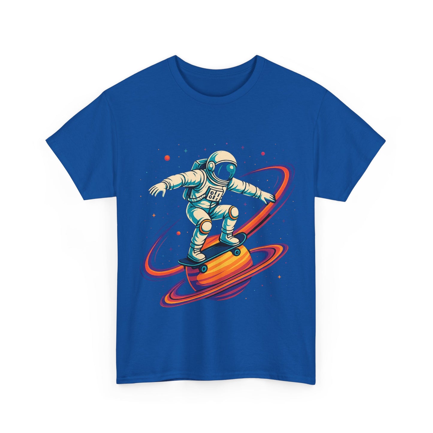 Astronaut Skateboarding ln Space