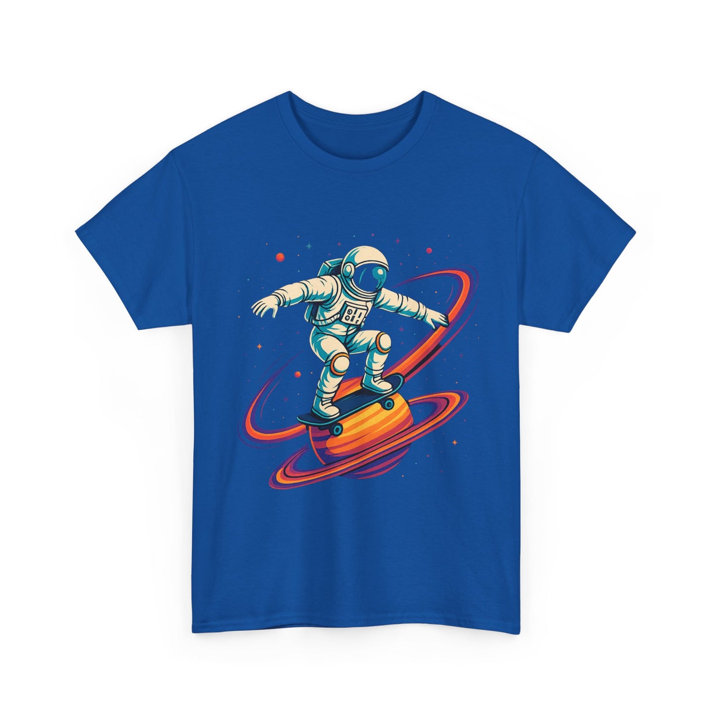 Astronaut Skateboarding ln Space