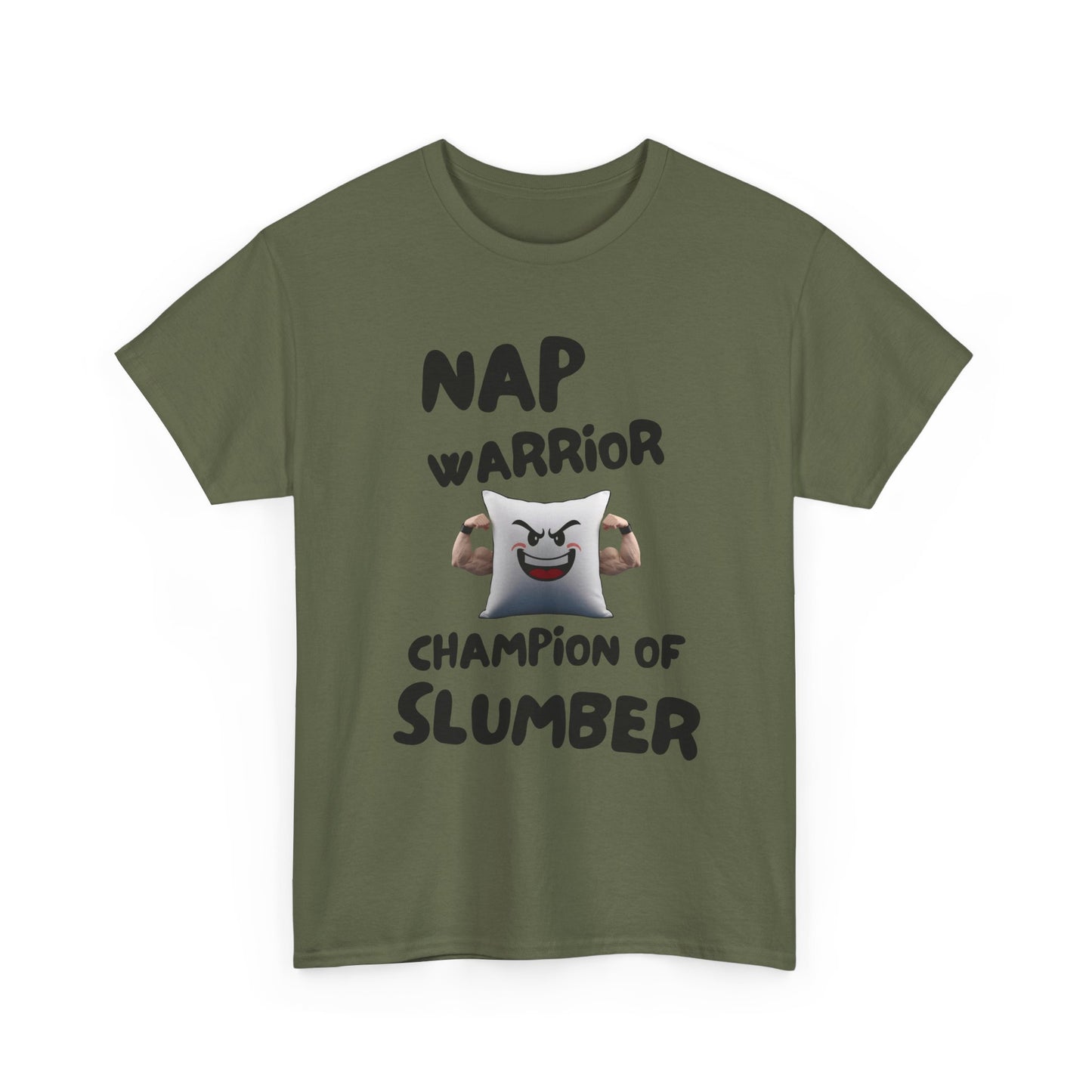 Nap Warrior Champion of Slumber Fun Tee