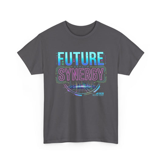 Future Synergy Tee — Retro Futuristic Graphic T-Shirt