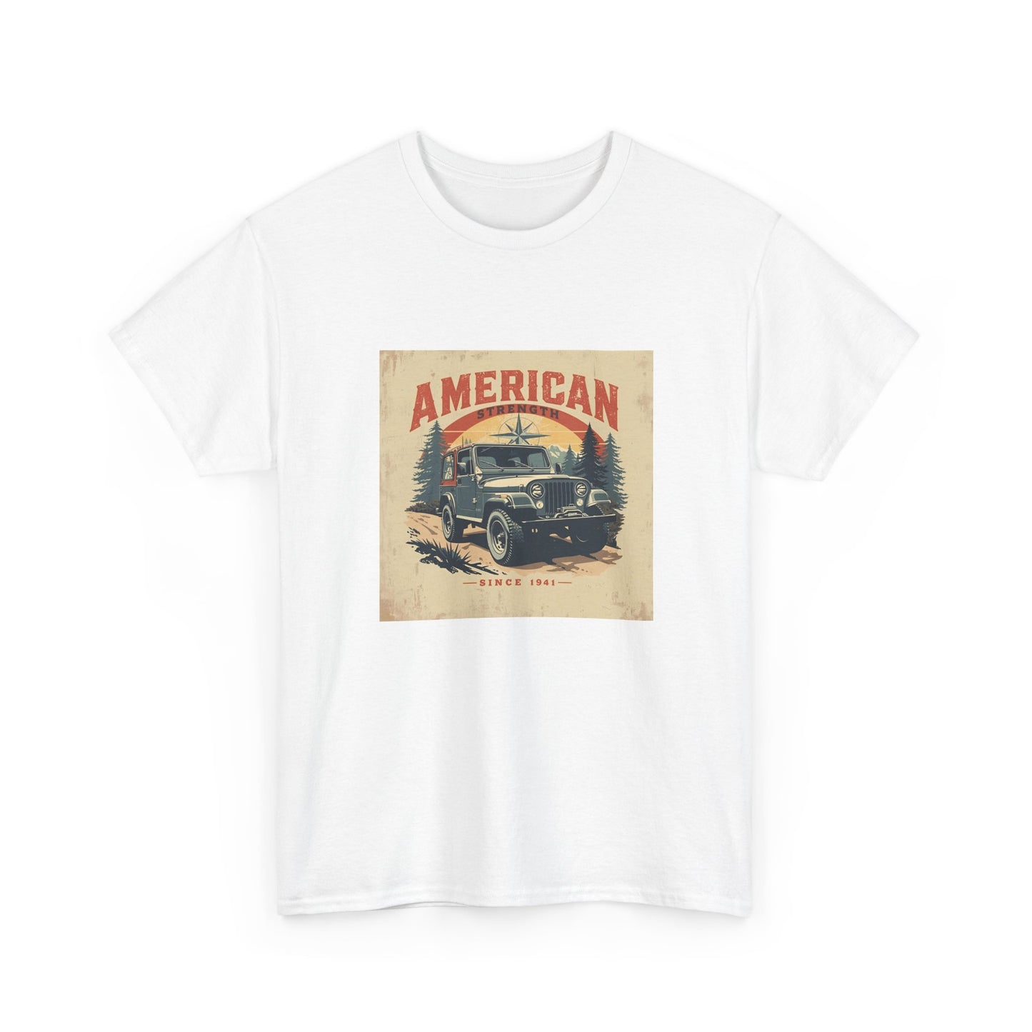 Vintage American Jeep Tee