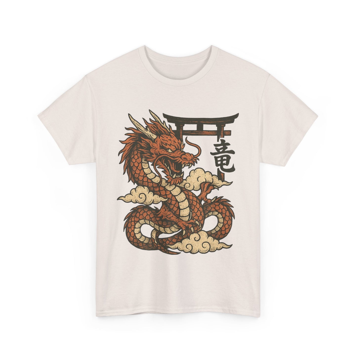 Dragon Print Cotton Tee