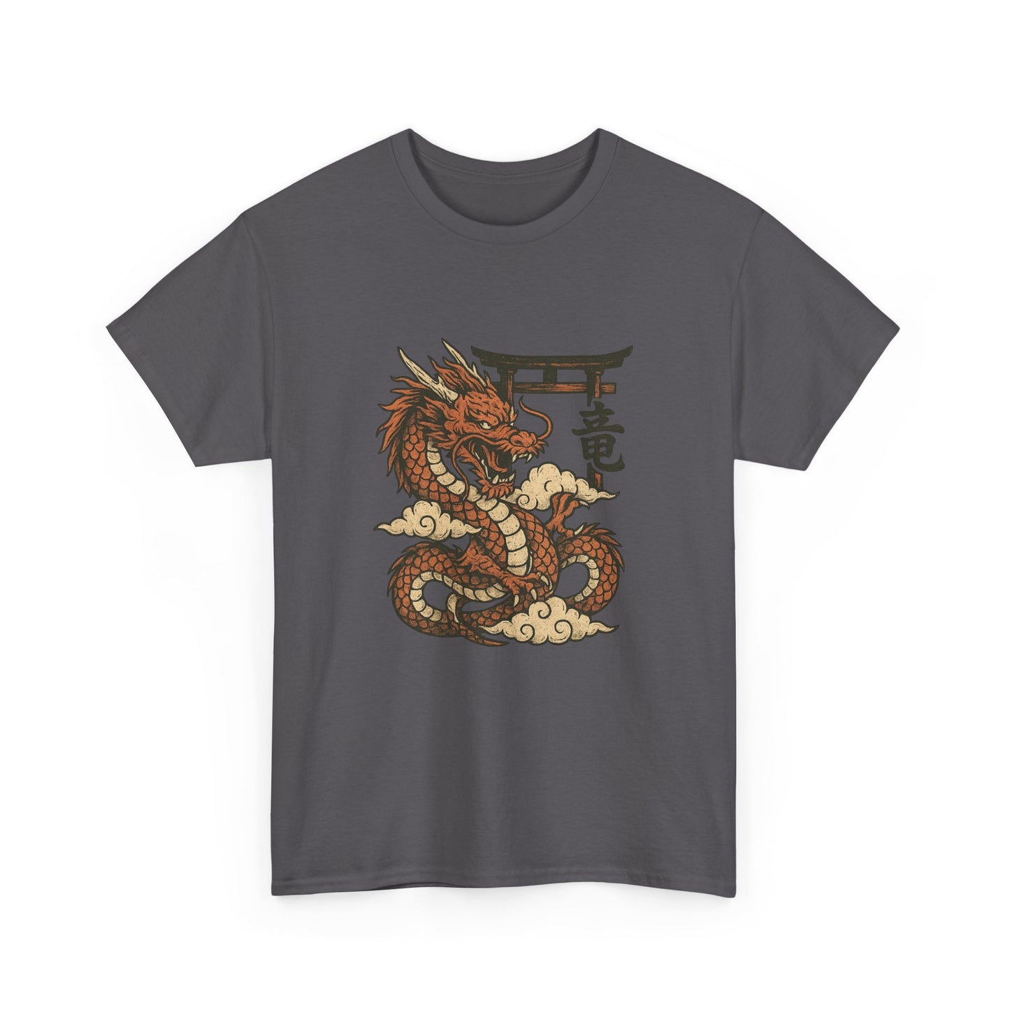 Dragon Print Cotton Tee