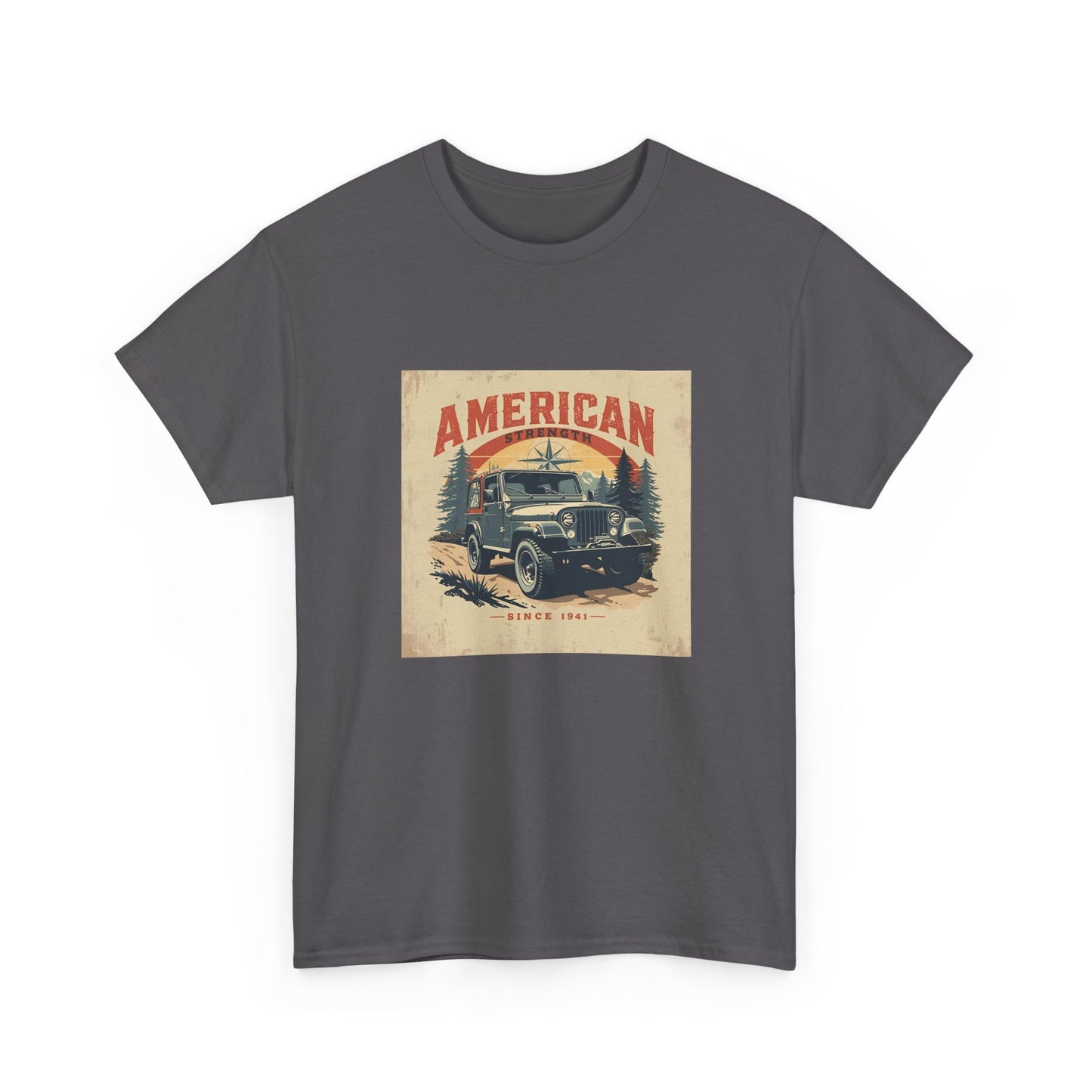 Vintage American Jeep Tee