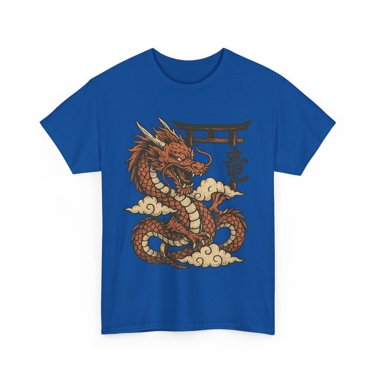 Dragon Print Cotton Tee