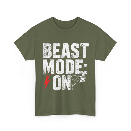 Beast Mode Heavy Cotton Gym T-shirt