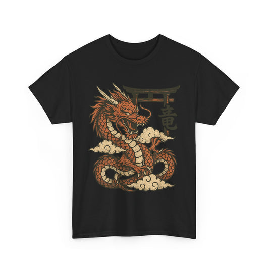 Dragon Print Cotton Tee
