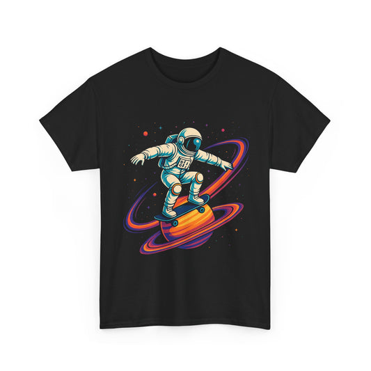 Astronaut Skateboarding ln Space