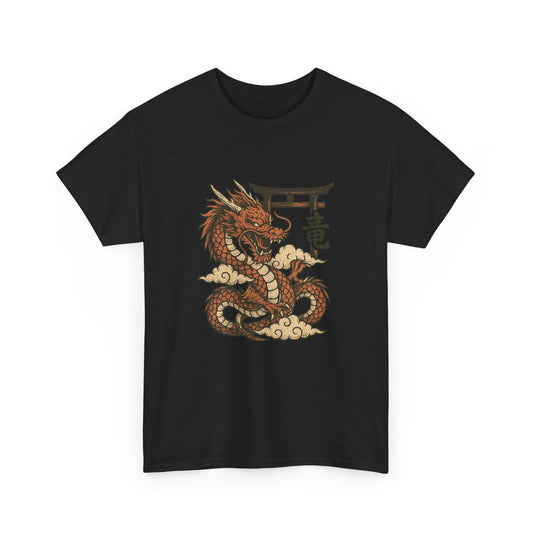 Dragon Print Cotton Tee