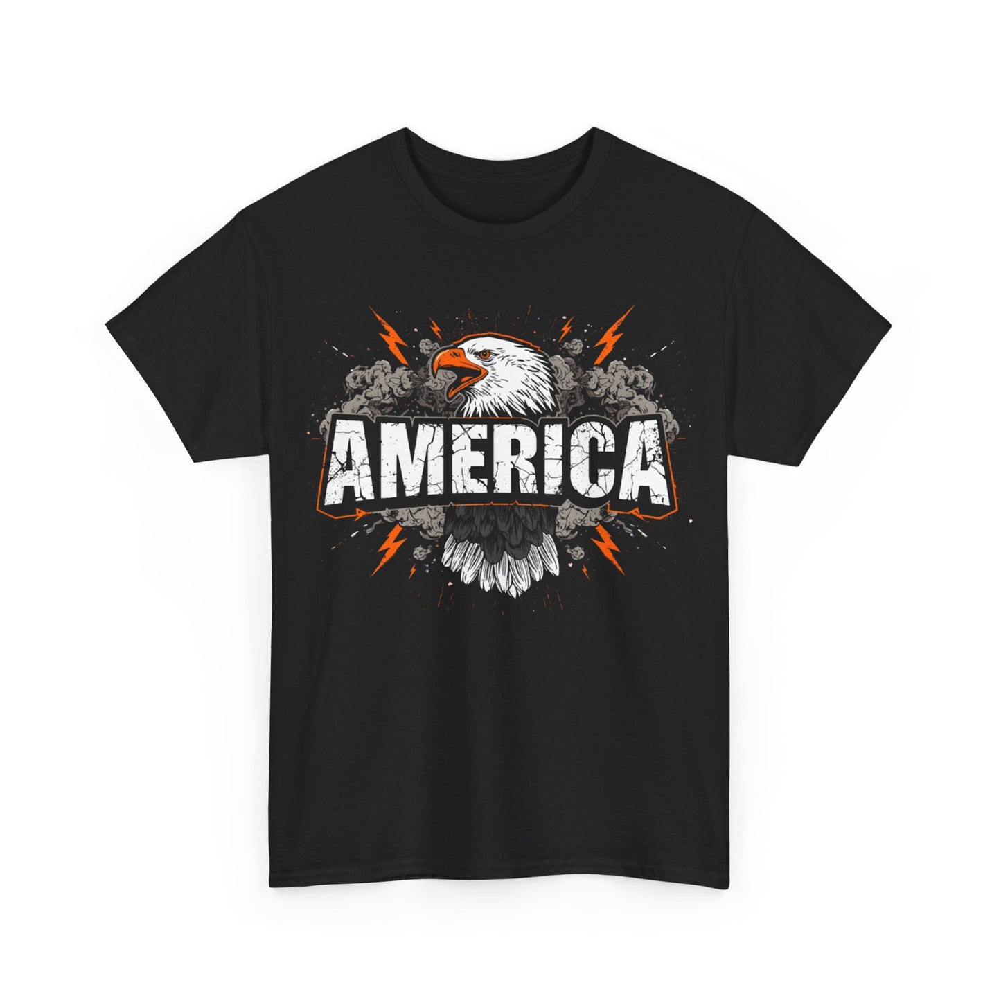 Vibrant Eagle Graphic Tee,